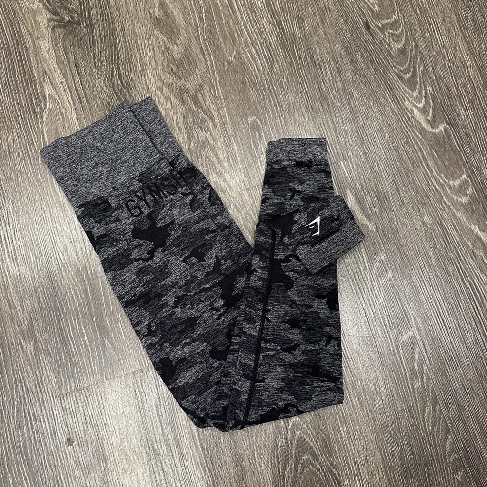 Gymshark Camo Seamless Full Length Leggings - S